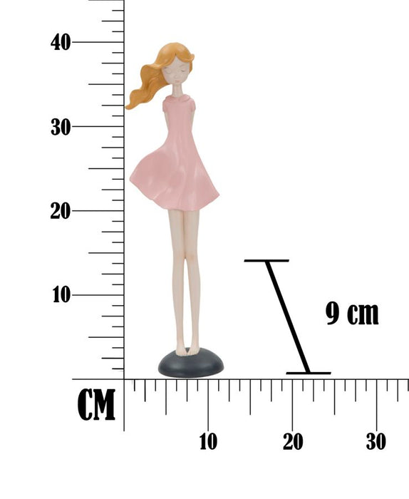 Statueta Mauro Ferretti Dolly  12X9X40,5 cm, Roz
