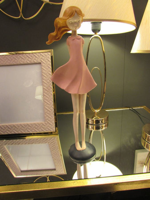 Statueta Mauro Ferretti Dolly  12X9X40,5 cm, Roz