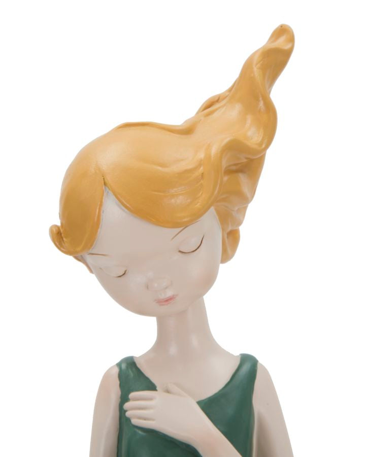 Statueta Mauro Ferretti Dolly With Rabbit  11,5X10X33,5 cm, Verde