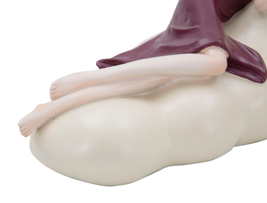 Statueta Mauro Ferretti Dolly On A Cloud  25X11X16 cm, DARK Rosu