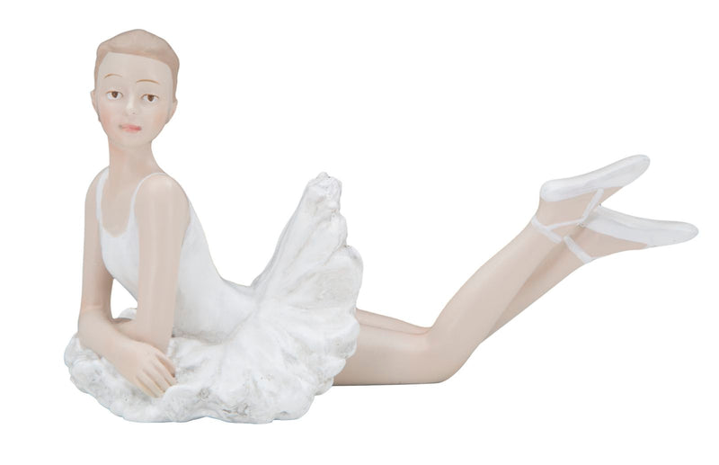 Statueta Mauro Ferretti Dancer Dicy Layng 12X7,5X11 cm, Alb