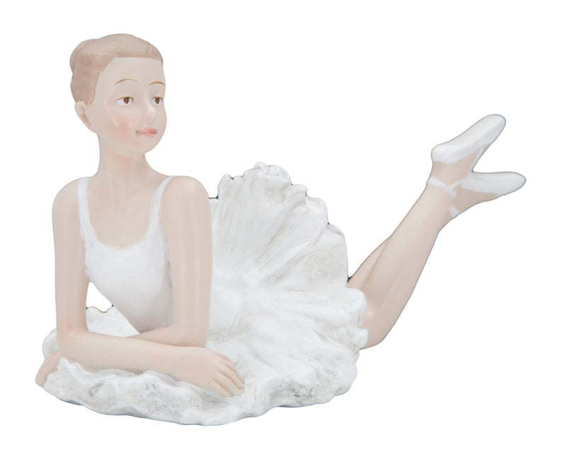 Statueta Mauro Ferretti Dancer Dicy Layng 12X7,5X11 cm, Alb