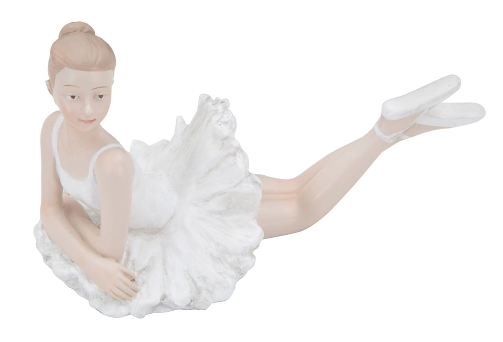 Statueta Mauro Ferretti Dancer Dicy Layng 12X7,5X11 cm, Alb