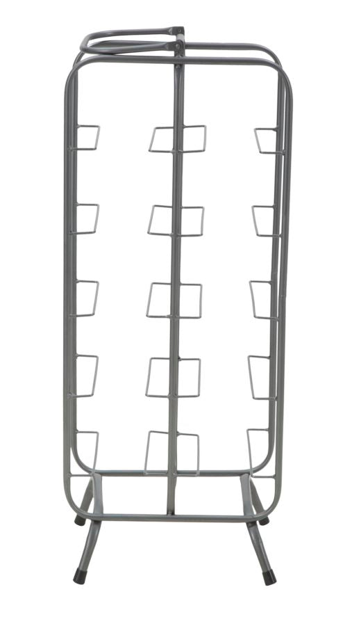 Suport Sticle de Vin Rectangular, 10 Sticle,  28X23X67 cm, DARK Gri
