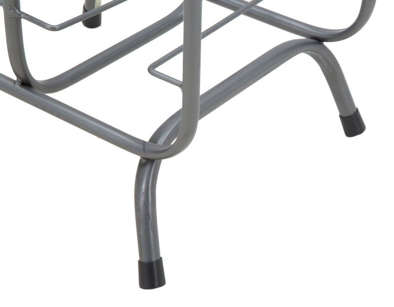 Suport Sticle de Vin Rectangular, 10 Sticle,  28X23X67 cm, DARK Gri