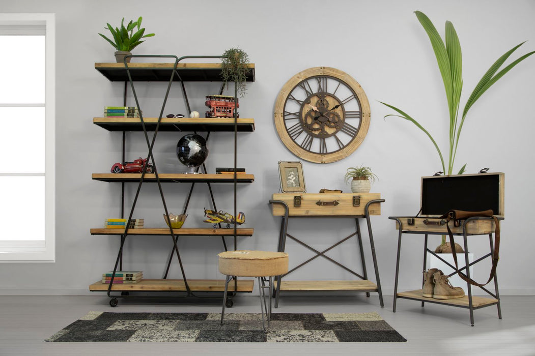 Decoratiune Glob Pamantesc Mauro Ferretti Black  Ø 25X34 cm, Negru/ Argintiu