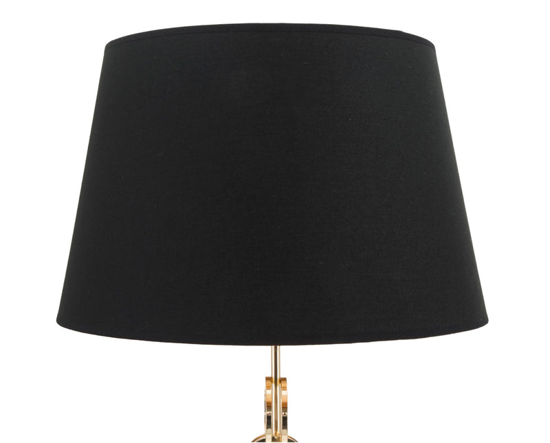 Lampadar Mauro Ferretti Rings  Ø 40X170 cm, Negru/Auriu