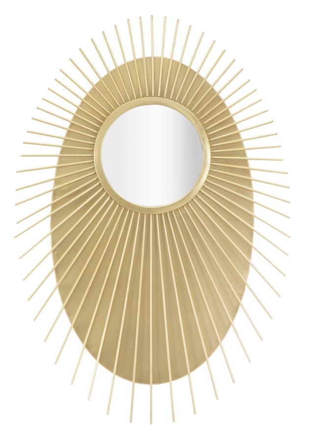 Oglinda decorativa Mauro Ferretti Eye Glam  75X8X110,5 cm, Auriu