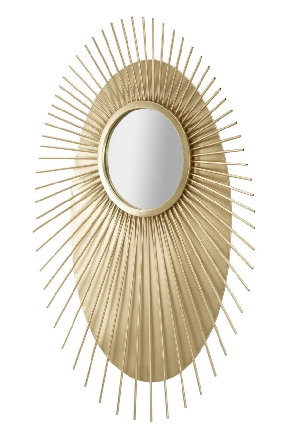 Oglinda decorativa Mauro Ferretti Eye Glam  75X8X110,5 cm, Auriu