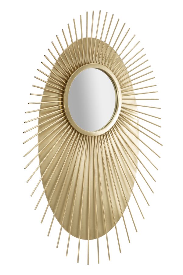 Oglinda decorativa Mauro Ferretti Eye Glam  75X8X110,5 cm, Auriu