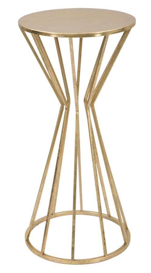 Masuta Mauro Ferretti Stick Glam  Ø 38X80 cm, Auriu