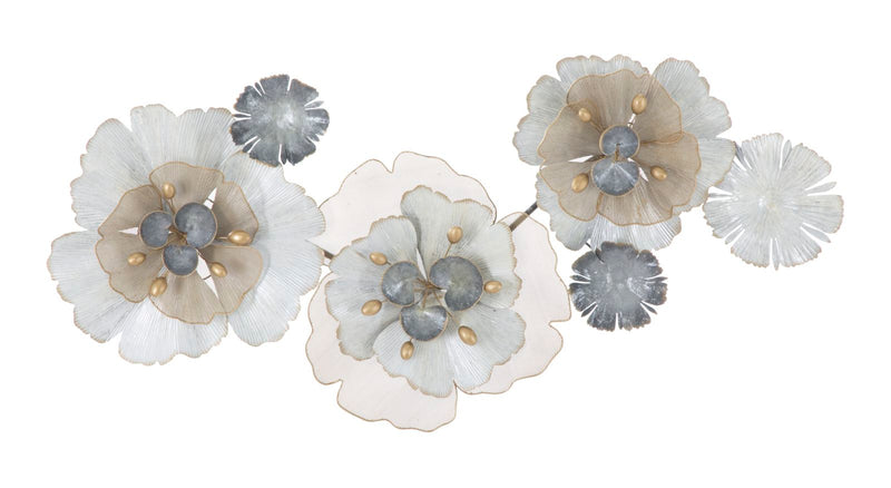 Decoratiune de Perete Mauro Ferretti Flowery 119X8X60 cm, Multicolor