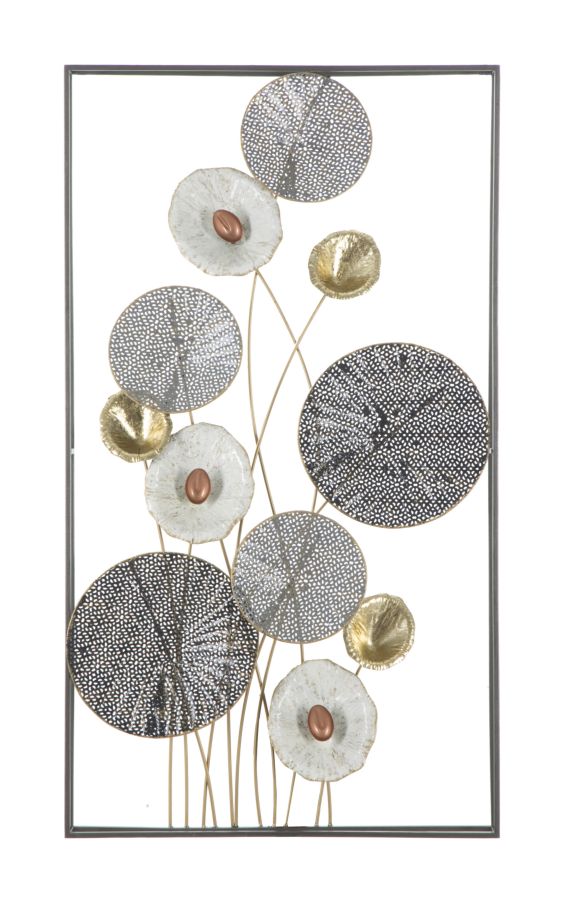 Decoratiune de Perete Mauro Ferretti Grid  50X6X90,5 cm, Multicolor