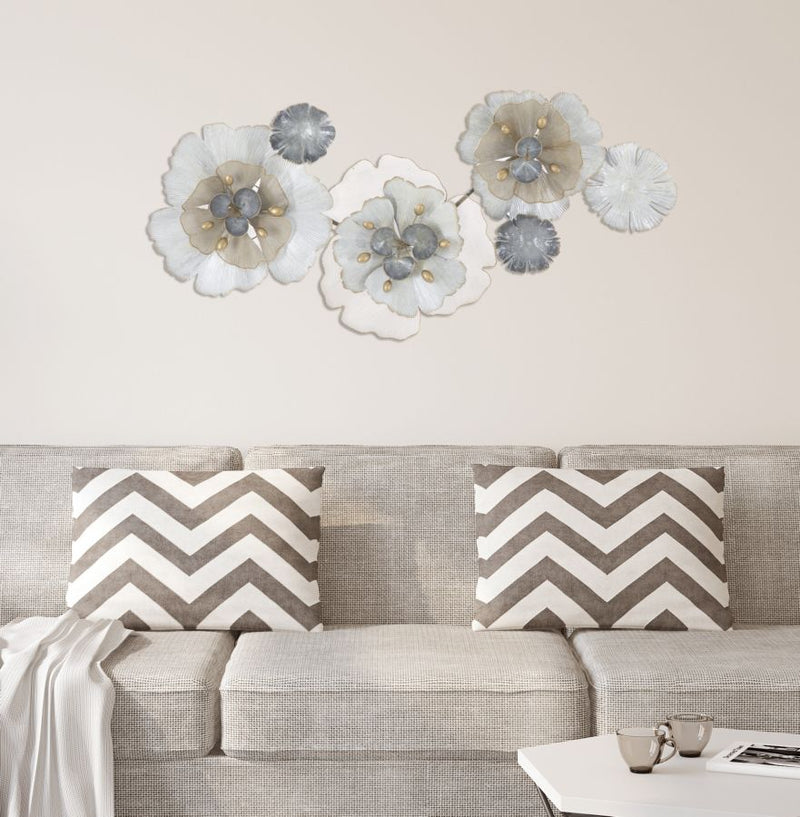 Decoratiune de Perete Mauro Ferretti Flowery 119X8X60 cm, Multicolor
