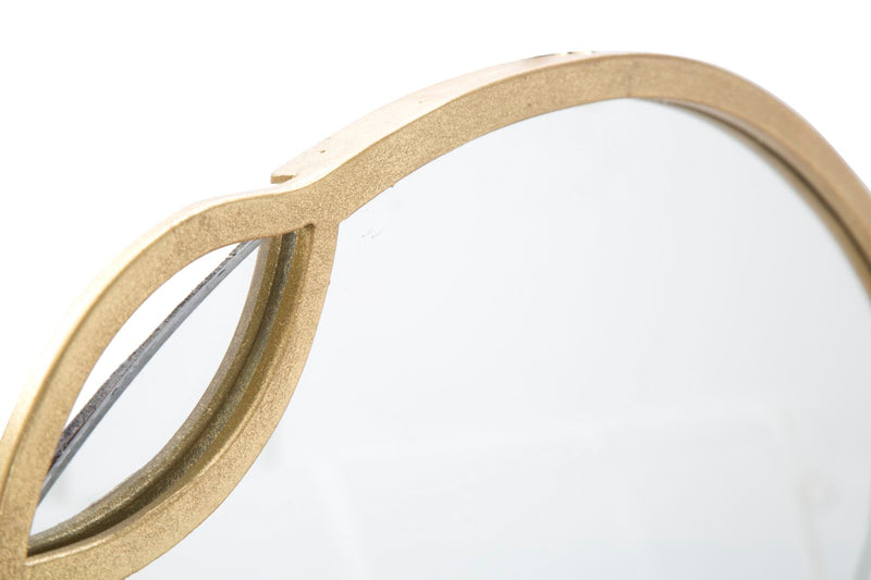 Oglinda decorativa Mauro Ferretti Eleonor  73,5X2X72 cm, Auriu