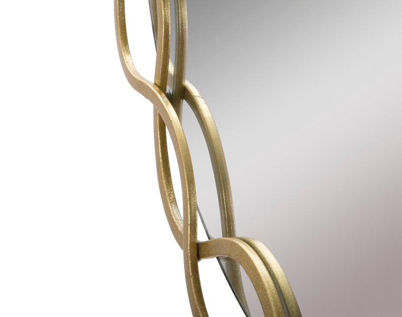 Oglinda decorativa Mauro Ferretti Eleonor  73,5X2X72 cm, Auriu