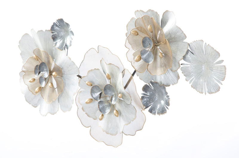Decoratiune de Perete Mauro Ferretti Flowery 119X8X60 cm, Multicolor