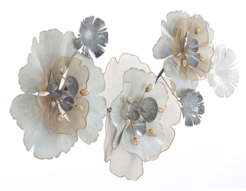 Decoratiune de Perete Mauro Ferretti Flowery 119X8X60 cm, Multicolor