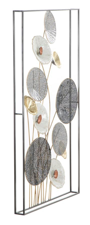 Decoratiune de Perete Mauro Ferretti Grid  50X6X90,5 cm, Multicolor