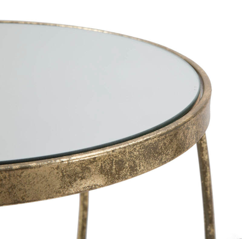 Masuta Mauro Ferretti Twisty  Ø 38X86 cm, Auriu