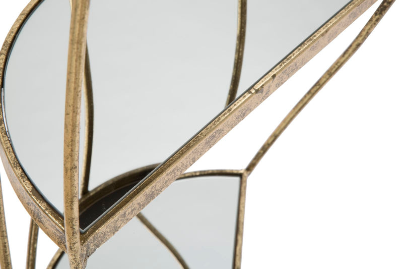 Masuta Mauro Ferretti Twisty  Ø 38X86 cm, Auriu
