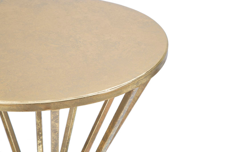 Masuta Mauro Ferretti Stick Glam  Ø 38X80 cm, Auriu