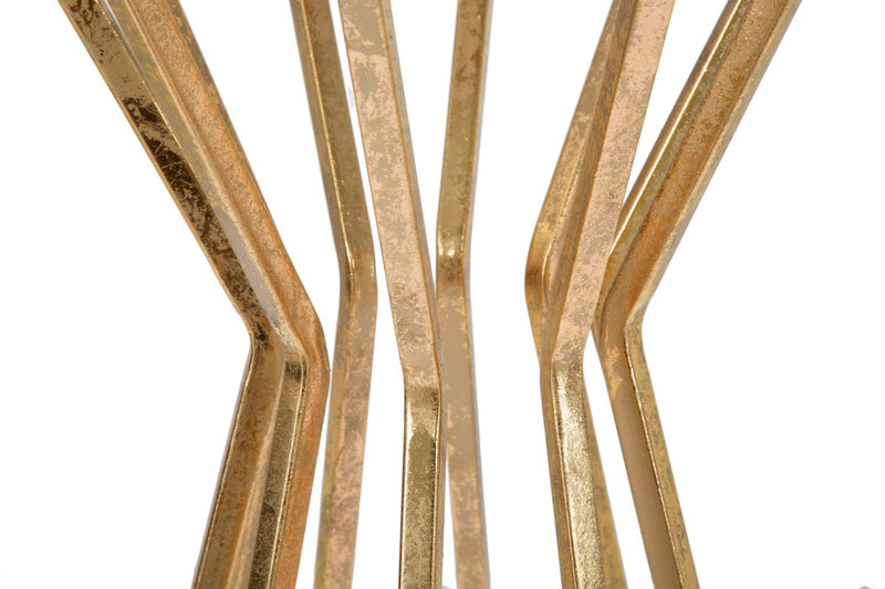 Masuta Mauro Ferretti Stick Glam  Ø 38X80 cm, Auriu