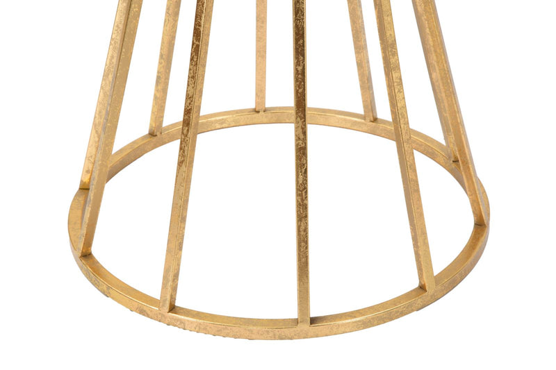 Masuta Mauro Ferretti Stick Glam  Ø 38X80 cm, Auriu