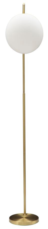 Lampadar Mauro Ferretti Glamy  25X36X179 cm, Alb / Auriu