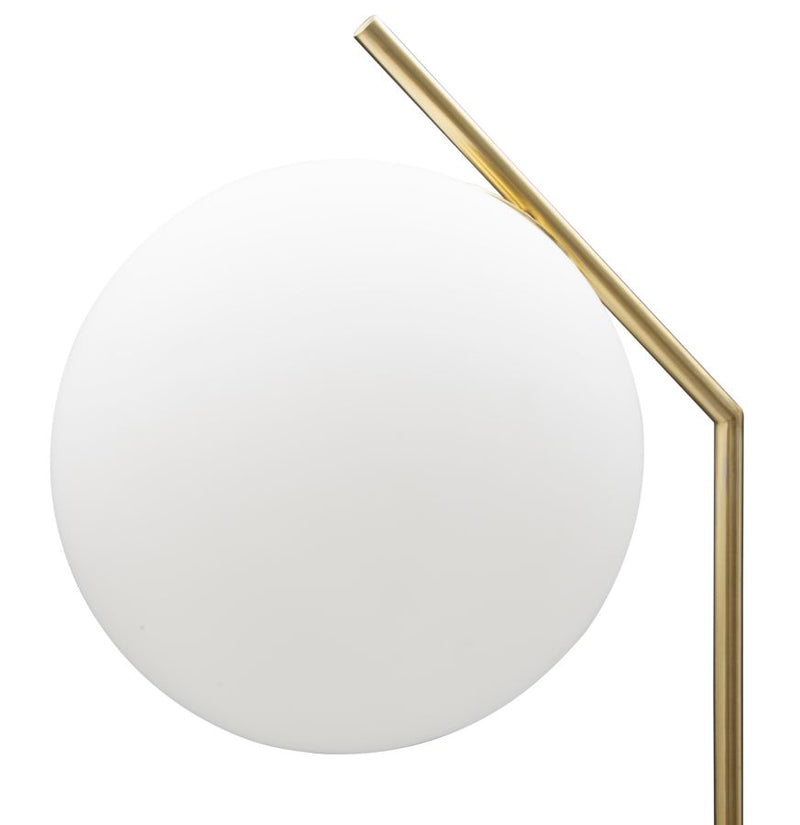 Lampadar Mauro Ferretti Glamy  25X36X179 cm, Alb / Auriu