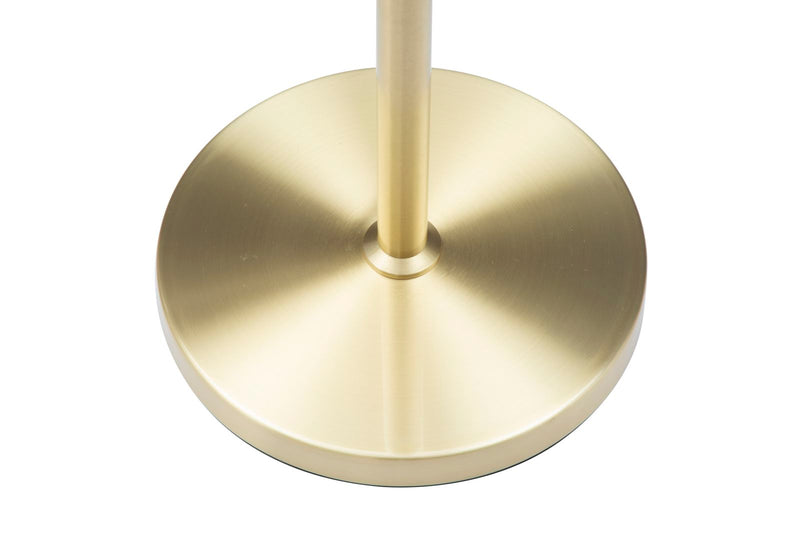 Lampadar Mauro Ferretti Glamy 4 Light  Ø 54X176 cm, Alb / Auriu