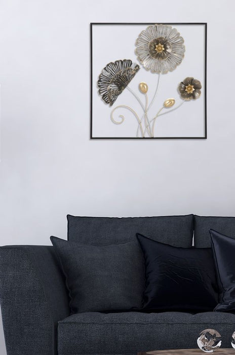 Decoratiune de Perete Mauro Ferretti Square  50X5,5X50 cm, Multicolor