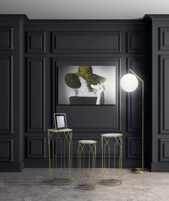 Tablou decorativ Finisat Manual Mauro Ferretti Hat, 120X3,8X80 cm, Multicolor