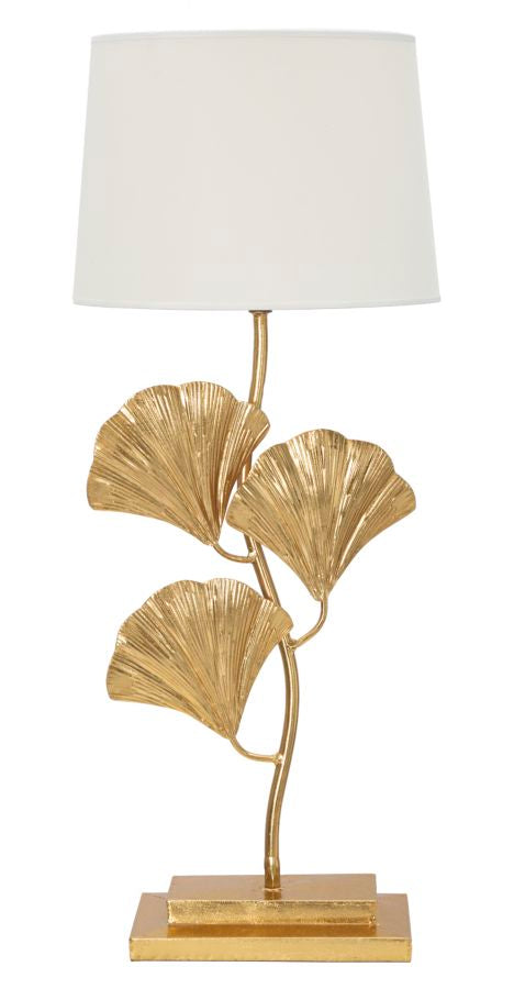Veioza Mauro Ferretti Glamy  Ø 33X81 cm, Auriu/Alb