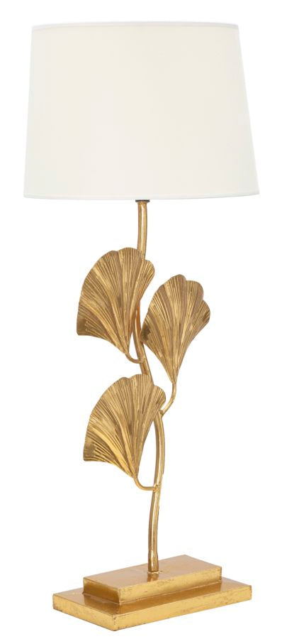 Veioza Mauro Ferretti Glamy  Ø 33X81 cm, Auriu/Alb