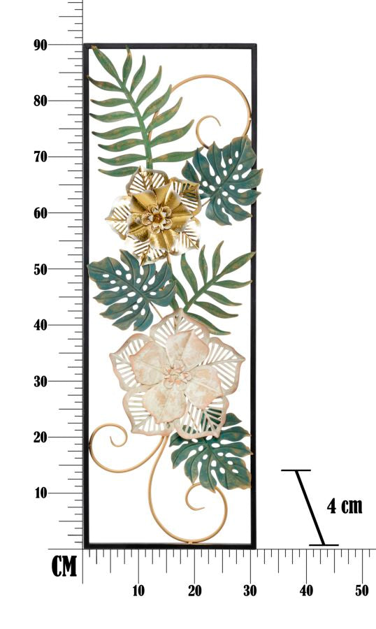 Decoratiune de Perete Mauro Ferretti Campur -A- 31X4X90 cm, Multicolor