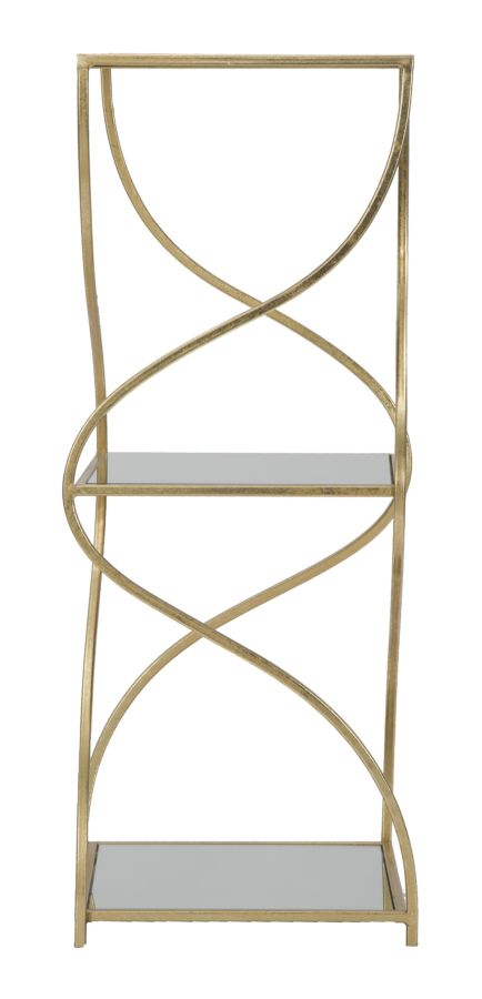 Masuta Mauro Ferretti Twisty Square  30X30X80 cm, Auriu