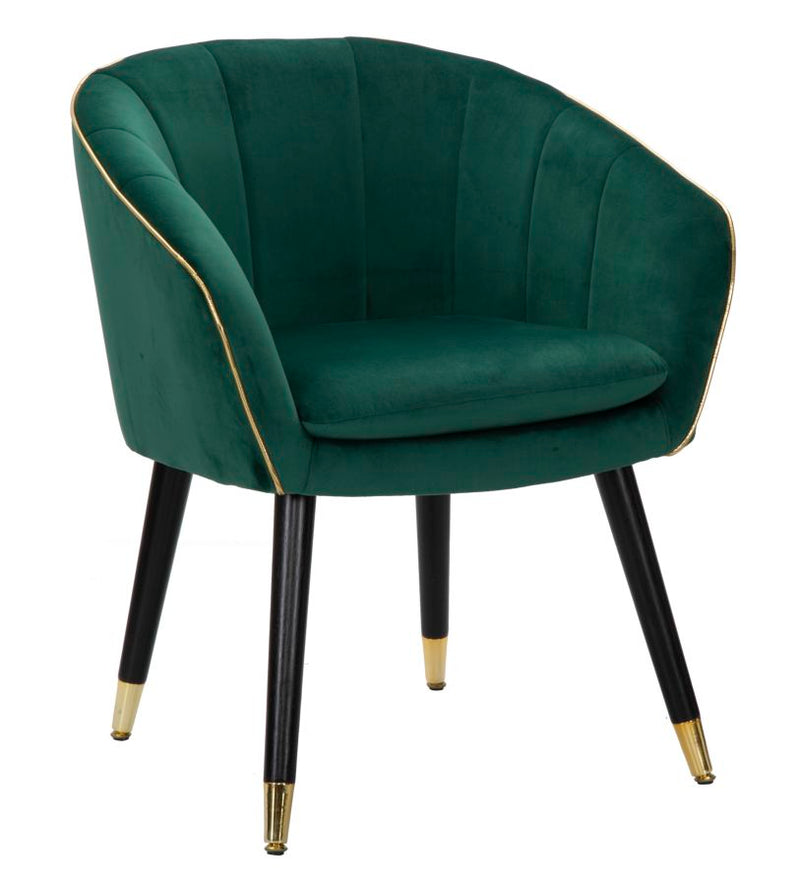 Fotoliu Mauro Ferreti Paris Verde/Gold  62X58X78 cm, Verde / Auriu