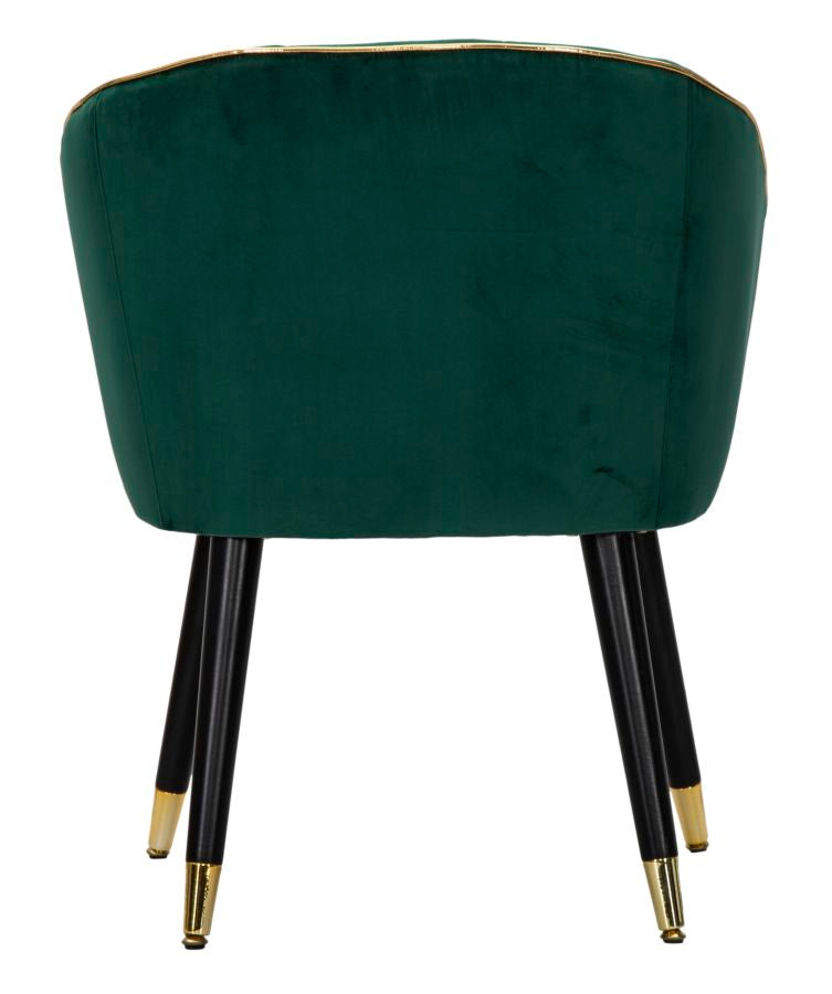 Fotoliu Mauro Ferreti Paris Verde/Gold  62X58X78 cm, Verde / Auriu