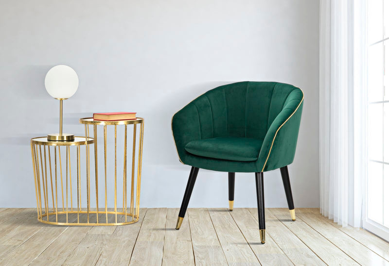 Fotoliu Mauro Ferreti Paris Verde/Gold  62X58X78 cm, Verde / Auriu
