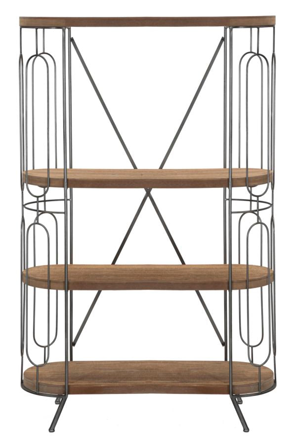 Raft Carti Mauro Ferretti New Mexico  100X38X150,5 cm, Maro/ Gri
