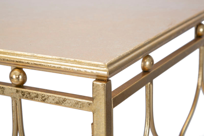 Consola Mauro Ferretti Arab 96, 5X41X78 cm, Auriu