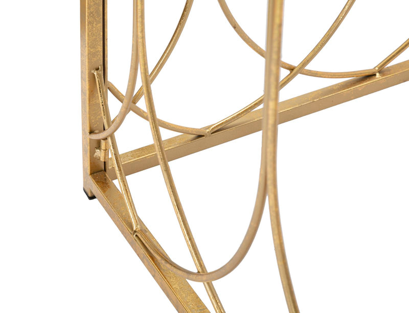 Consola Mauro Ferretti Arab 96, 5X41X78 cm, Auriu