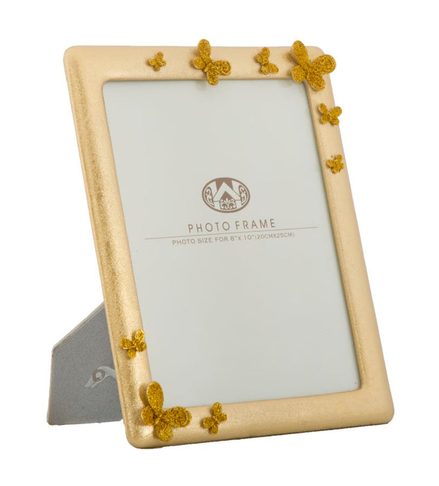 Rama Foto Mauro Ferretti Glam Butterfly  25X2,5X30cm, Dimensiunea Interioara 20X25  cm, Auriu