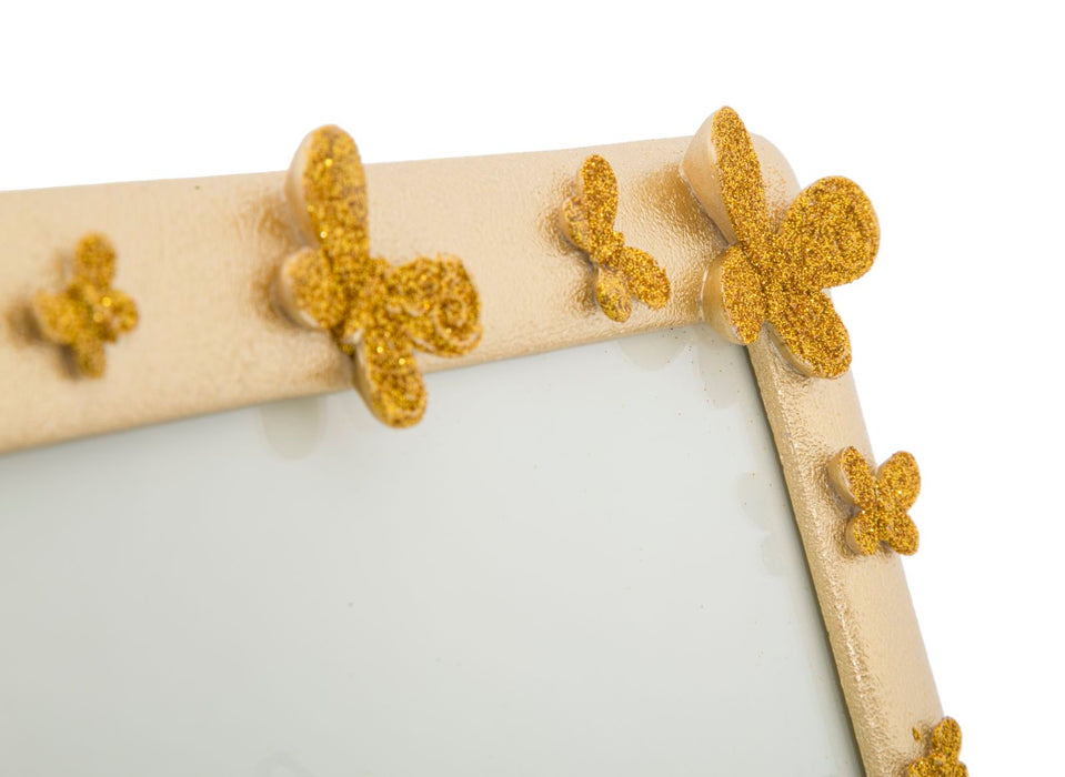 Rama Foto Mauro Ferretti Glam Butterfly  25X2,5X30cm, Dimensiunea Interioara 20X25  cm, Auriu