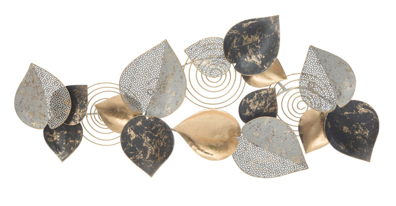 Decoratiune de Perete Mauro Ferretti Half Leaf A,  97X5,5X43 cm, Multicolor
