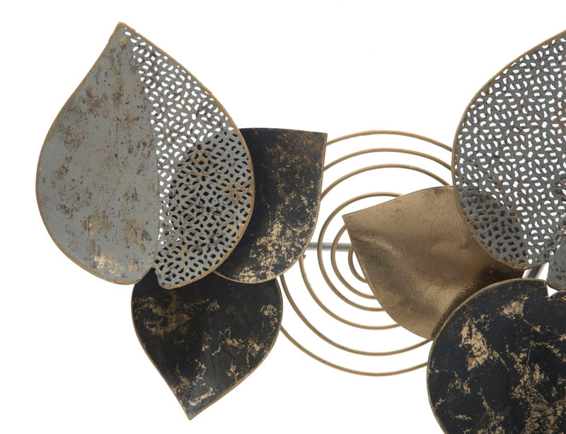 Decoratiune de Perete Mauro Ferretti Half Leaf A,  97X5,5X43 cm, Multicolor