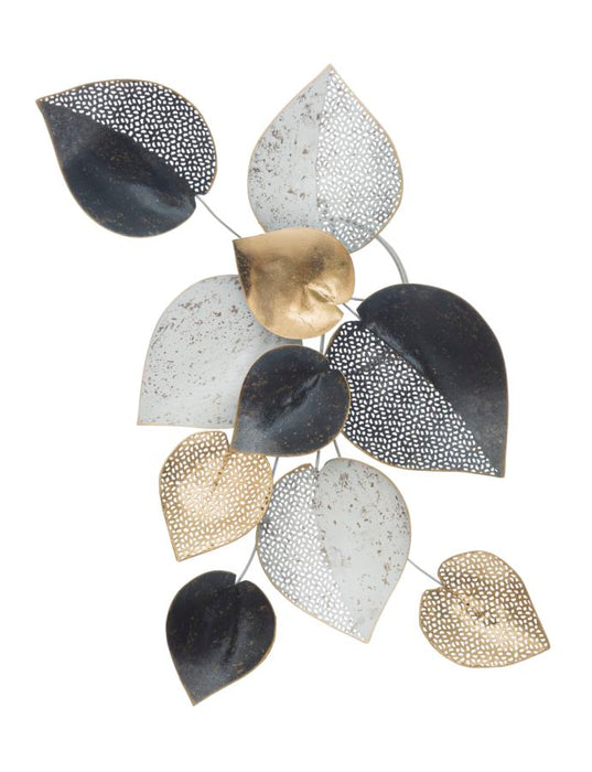 Decoratiune de Perete Mauro Ferretti Half Leaf B,  62,5X5,5X40 cm, Multicolor