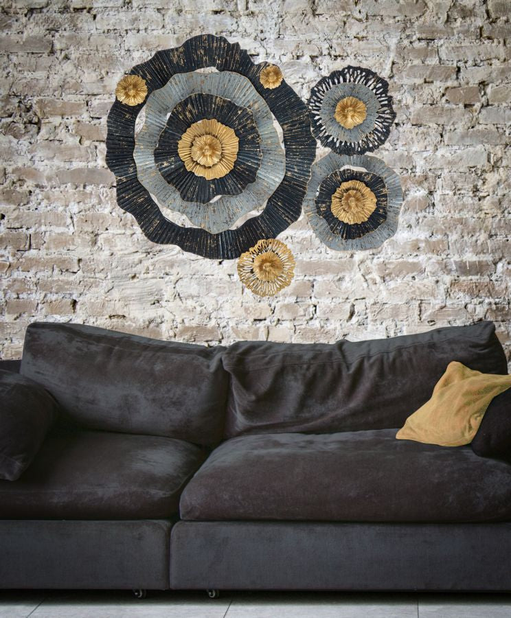 Decoratiune de Perete Mauro Ferretti Otos  100X8X80 cm, Multicolor
