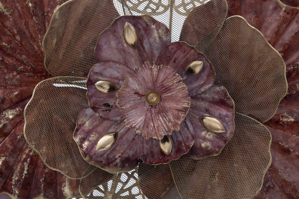 Decoratiune de Perete Mauro Ferretti Flowery  118X10X58 cm, Multicolor
